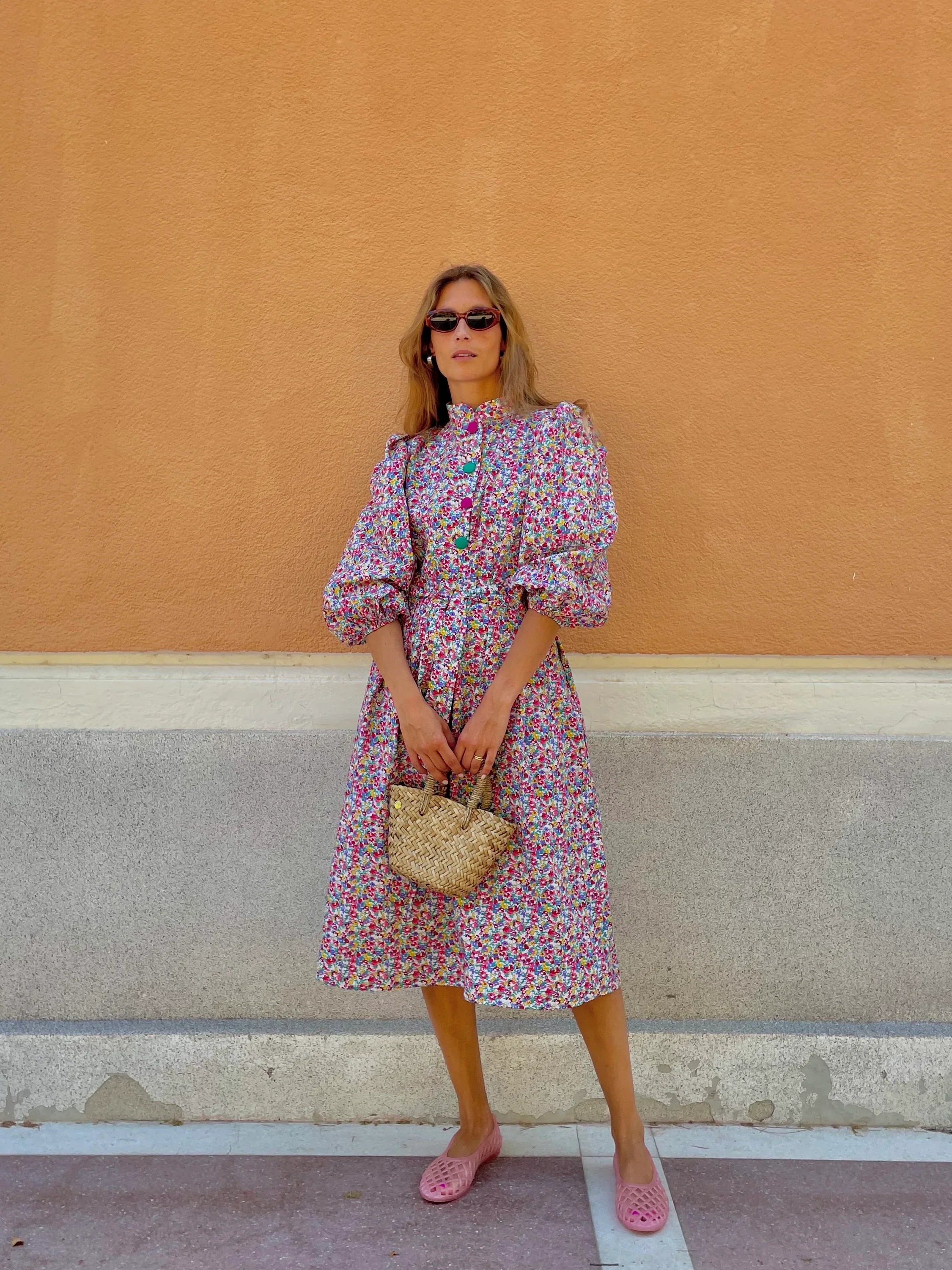 lea midi dress Gingham Palace Léa midi dress