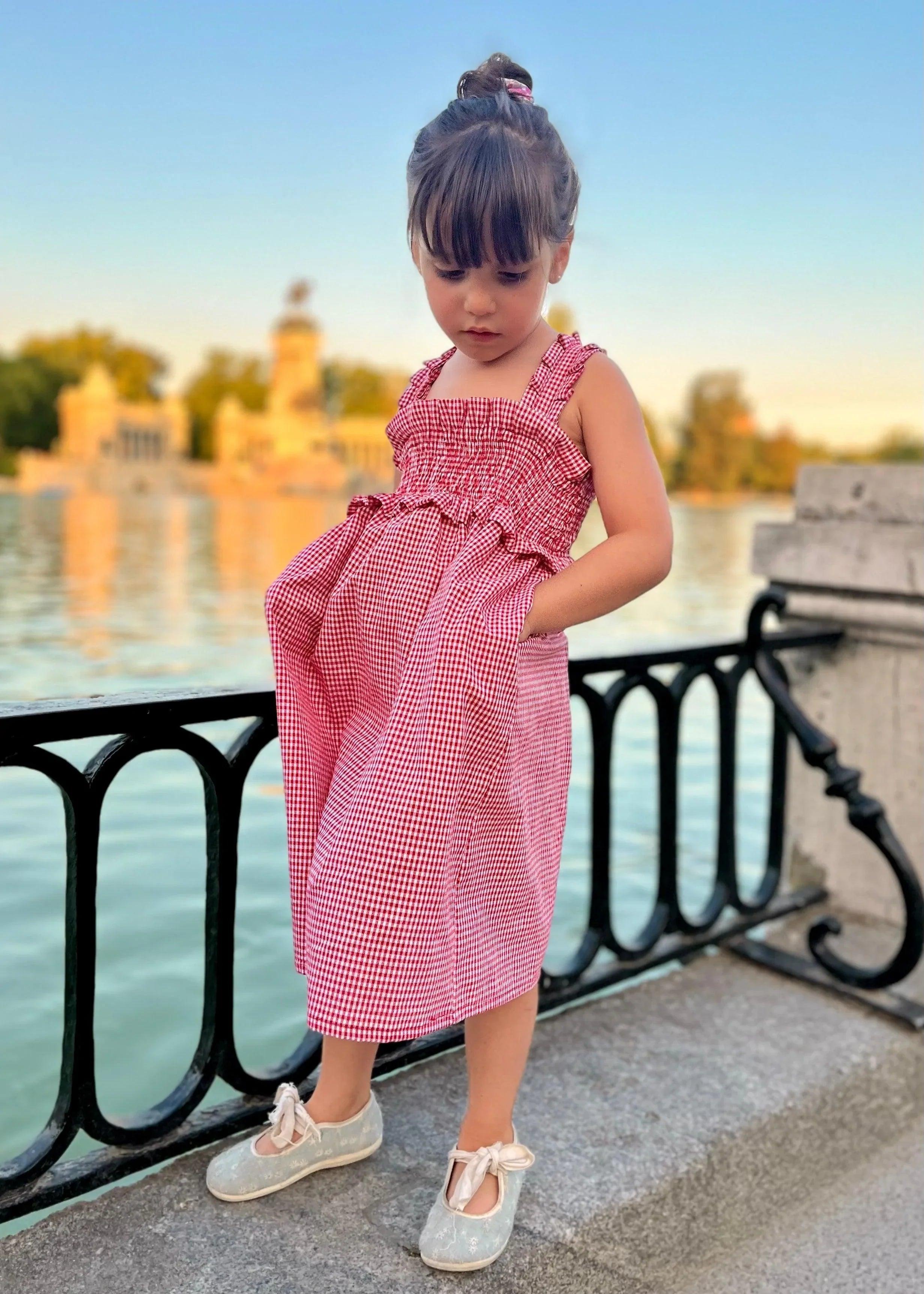 girls red gingham dress Buy Red Cotton Rich School Gingham Tiered Pretty Collar Dress (3-14yrs) from Next USA