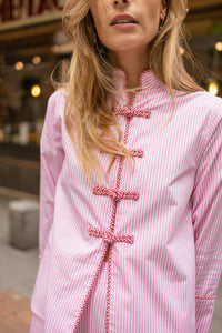 Dandan PJ set - pink stripes