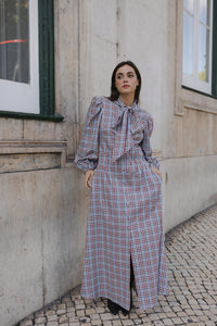 Rose dress - Autumn checks