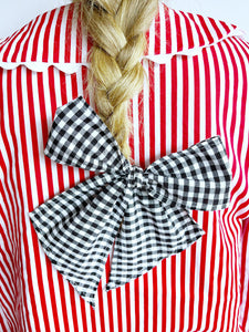 Daisy maxi ponytail bow - various colours - Gingham Palace