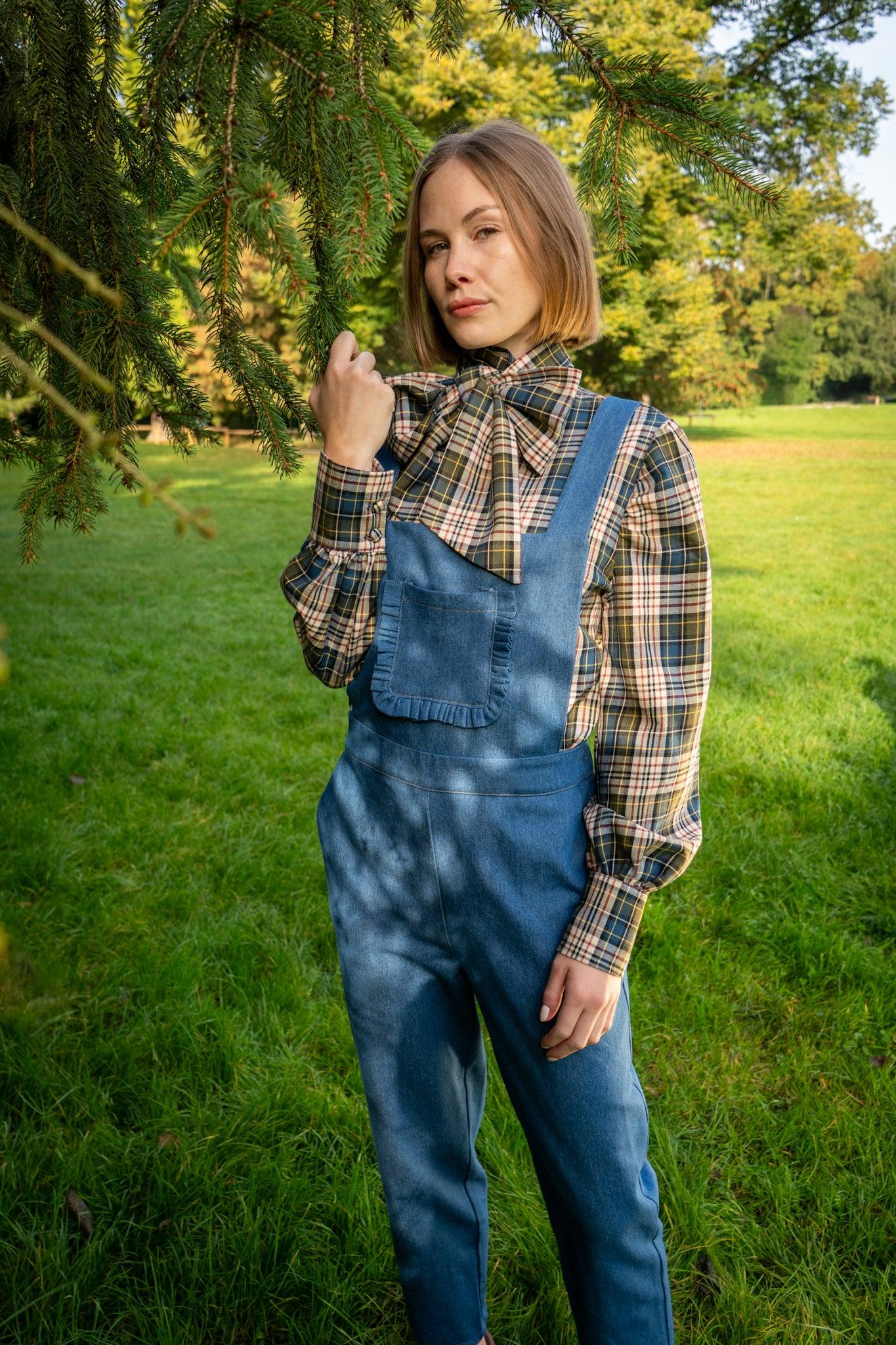 Dodo overalls - blue jeans - Gingham Palace