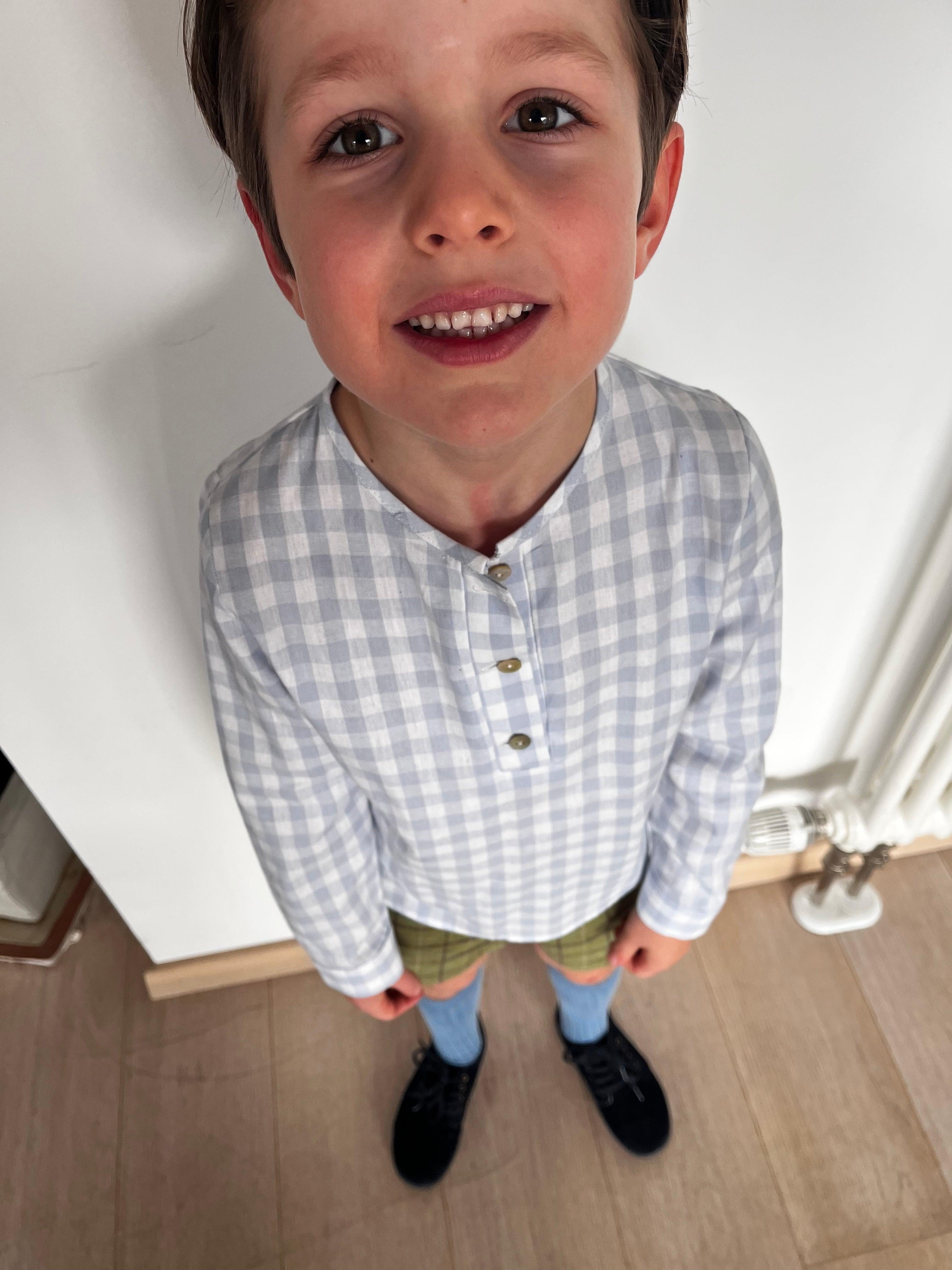 Federico shirt for boys - various colours - Gingham Palace