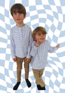 Federico shirt for boys - various colours - Gingham Palace