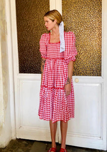 Gingham Palace Raphaelle dress - red gingham Gingham Palace Raphaelle dress - red gingham