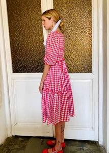 Raphaelle dress - red gingham - Gingham Palace